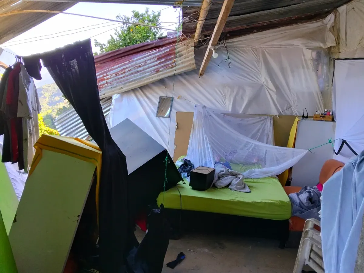 Foto 1 de los daños reportados por Leidy Viviana Zamora hoyos